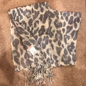 J. Crew Animal Print Scarf